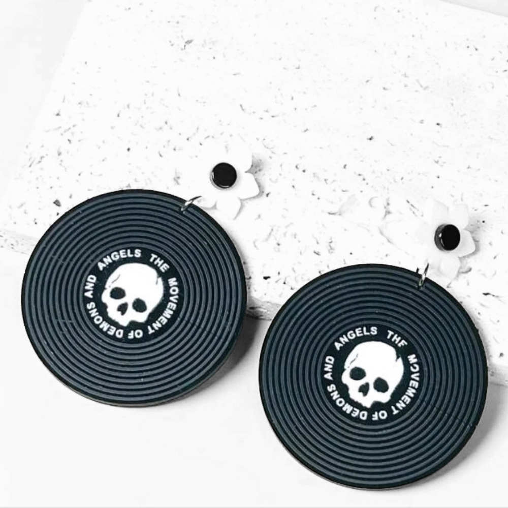 Vynil Earrings